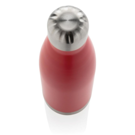 Vacuüm geïsoleerde roestvrijstalen fles, rood