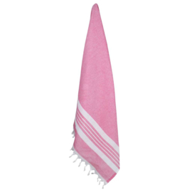 Gerecycled Hamam Handdoek, promo Fuchsia