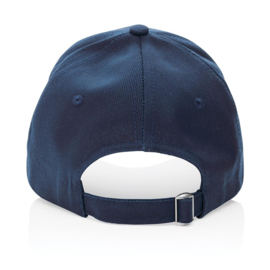 Impact 6 panel 280gr gerecycled katoenen cap, AWARE™ tracer, donkerblauw