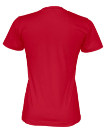 T-shirt Gemaakt Van Organische Katoen, Rood