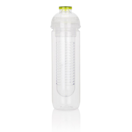 Waterfles met infuser, groen