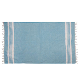 Gerecycled Hamam Handdoek, promo Turquoise