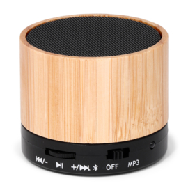 BRAINZ Tube Speaker Bamboo