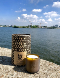 WOO LUCKY CANDLE MATT, BROWN