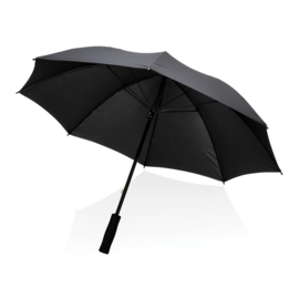 23" Impact AWARE™ RPET 190T storm proof paraplu, zwart