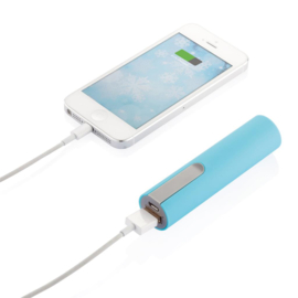 Powerbank 2.200 mAh, lichtblauw