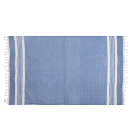 Gerecycled Hamam Handdoek, promo Blue