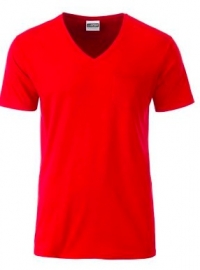 Bio Katoen T-Pocket, Rood