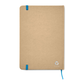 Recycled A5 notitieboek, blauw
