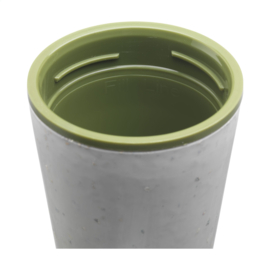 Circular&Co Recycled Coffee Cup 227 ml koffiebeker, Wit & Groen
