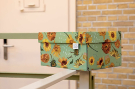Dutch Design Storage Box Sunflowers bij Vinsent - Large