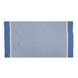 XL Oekotex-Katoen Handdoek, Blauw