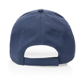 Impact 6 panel 190gr gerecycled katoenen cap, AWARE™ tracer, donkerblauw