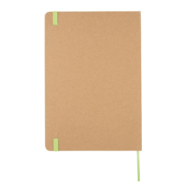 Eco-vriendelijk A5 kraft notitieboek, groen