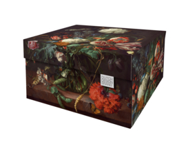 Dutch Design Storage Box Kerst Flowers - Large