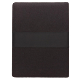 A4 basic RPET portfolio, zwart