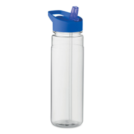 RPET drinkfles met fliptop, blauw