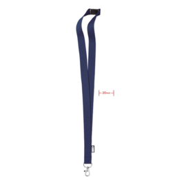 Lanyard RPET, Blauw