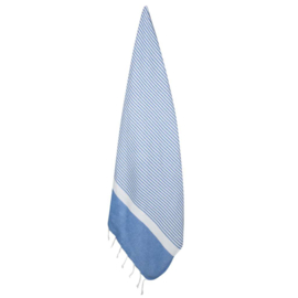 XL Oekotex-Katoen Handdoek, Blauw