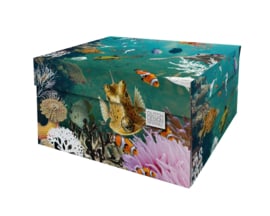 NEW Dutch Design Storage Box Kerst Coral Reef