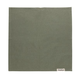 Ukiyo Aware™ 180gr 4-delige set recycled katoenen servetten, groen