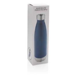 Vacuüm geïsoleerde roestvrijstalen fles, blauw