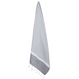 XL Oekotex-Katoen Handdoek, Dark Grey