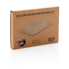 ECO kurk RFID mini portemonnee