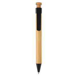 Bamboe Pen met Tarwestro Clip