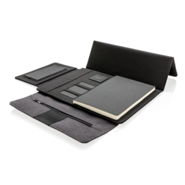 Kyoto 10" tablet portfolio met draadloze oplader, zwart