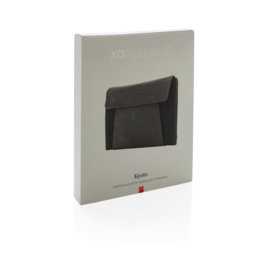 Kyoto 10" tablet portfolio met draadloze oplader, zwart