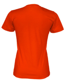 T-shirt Gemaakt Van Organische Katoen, Oranje