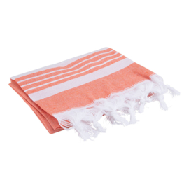 Gerecycled Hamam Handdoek, promo Orange