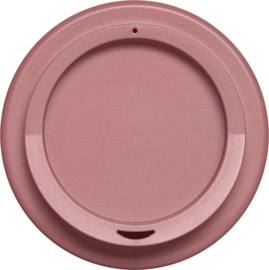 Koffiebeker van bioplastic, roze