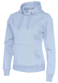 V-neck Hoody Gemaakt Van Organische Katoen, Dames