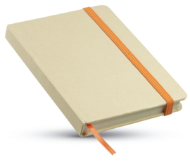 A6 Gerecycled memoblokje, oranje