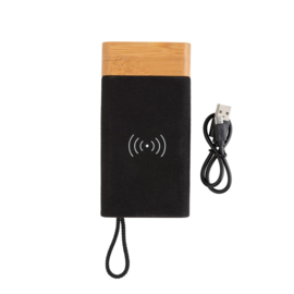 Bamboo X draadloze powerbank, bruin