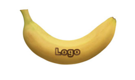 Bedrukte Banaan Met Logo