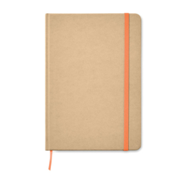 Recycled A5 notitieboek, oranje