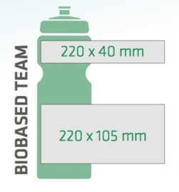 Biobottle gemaakt van suikerriet