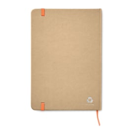 Recycled A5 notitieboek, oranje