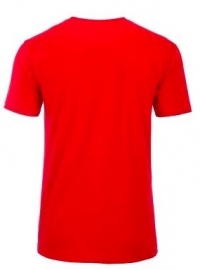 Bio Katoen Herenshirt, Rood