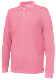 Long Sleeve Polo Gemaakt Van Organische Katoen