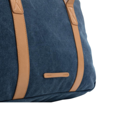 Duurzame Canvas Laptoptas PVC Vrij, Blauw