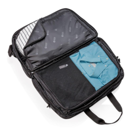 Swiss Peak RFID Weekendtas PVC Vrij, Zwart