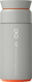 Ocean Bottle thermosfles van 350 ml, grijs