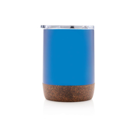 Koffiebeker Met Kurk, Blauw