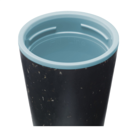 Circular&Co Recycled Coffee Cup 227 ml koffiebeker, Zwart & Blauw