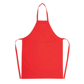 Impact AWARE™ gerecycled katoenen schort 180gr, rood