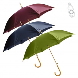 Golf Umbrella Van  RPET Met Houten Handvat